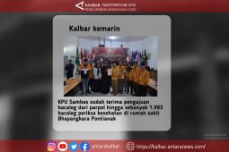 Kalbar kemarin, KPU Sambas terima pengajuan bacaleg hingga pemeriksaan kesehatan di RS Bhayangkara