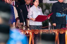 Ketua DPR  bacakan Naskah UUD 1945 di Upacara Hari Lahir Pancasila