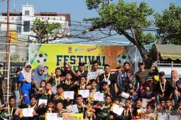 Fossbal Balangan juara 3 Paman Birin Cup U-14