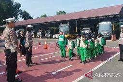 Satlantas Polres Balangan edukasi siswa SD Alam Al-Tamar