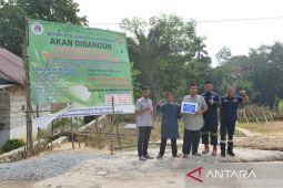 Masjid Nurhidayah Desa Katisterima bantuan dari PT Timah