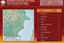 BMKG deteksi ada 25 titik panas di Kaltim