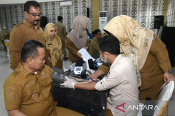 Pejabat di Pemprov Gorontalo jalani pemeriksaan kesehatan terpadu