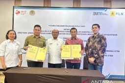 PLN Sumut kerja sama dengan BKSDA bangunan jaringan listrik di hutan konservasi