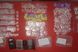 696 paket sabu siap edar disita Polsek Banjarmasin Timur