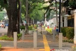 Penutupan trotoar Kedubes AS disoal koalisi pejalan kaki