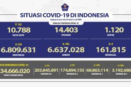 Penerima vaksin dosis penguat pertama capai 68,863 juta orang