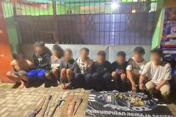 Polisi tangkap sembilan orang geng motor kerap resahkan warga di Lampung