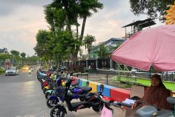 Jasa sewa permainan sepeda listrik mulai di gemari warga Kota Jambi