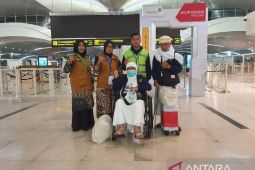 Syamsul calon haji  asal Solo dirawat di Asrama Haji Medan