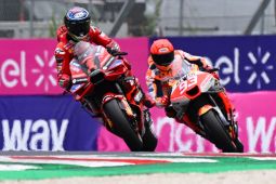 MotoGP: Bagnaia perlebar jarak dari Bezzecchi setelah menangi sprint di Mugello