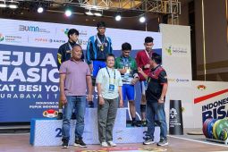 Kalsel gondol juara dua pada Kejurnas Angkat Besi Junior 2023