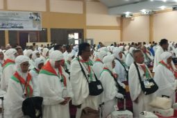 347 calon haji Kloter 18 Embarkasi Medan berangkat ke Jeddah
