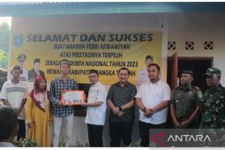 Bangka Tengah renovasi rumah orang tua anggota paskibraka nasional