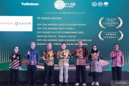 Pupuk Kaltim raih Golden Trophy TOP CSR Awards tiga tahun berturut