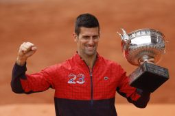 Novak Djokovic catatkan rekor Grand Slam ke-23 dengan gelar French Open