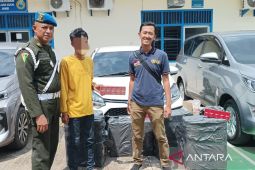 Bea Cukai Jambi amankan rokok ilegal saat hendak diedarkan