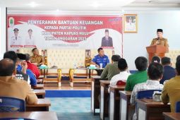 Kapuas Hulu salurkan  Rp1,050 miliar dana bantuan parpol