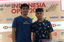 Permainan Leo/Daniel belum berjalan mulus pada babak pertama Indonesia Open 2023