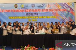 BKKBN Babel gelar pelatihan pelayanan kontrasepsi KB untuk dokter dan bidan