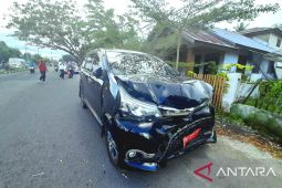 Mobil rombongan keluarga JCH Gorontalo alami kecelakaan