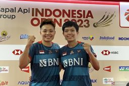 Apriyani/Fadia melaju ke babak perempat final Indonesia Open 2023
