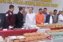 Polda Sumut musnahkan barang bukti narkoba senilai Rp690 miliar