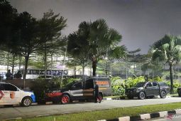Pengamanan Timnas Argentina di Bandara Soetta berlangsung ketat