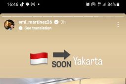 Timnas Argentina dalam perjalanan menuju Jakarta