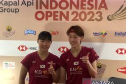Ganda putri Korea Selatan Baek/Lee juarai Indonesia Open 2023