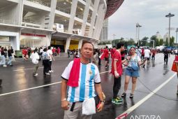 Penonton puas dengan manajemen kerumunan dari PSSi pada laga lawan Argentina