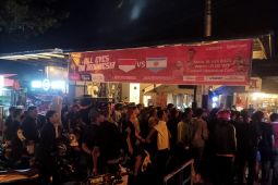 Warga Kota Ambon tumpah ruah nonton  Timnas kontra Argentina