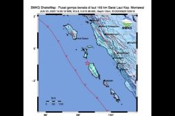 BMKG: Aktivitas lempeng Indo-Australia picu gempa M5,8 di Kepulauan Mentawai