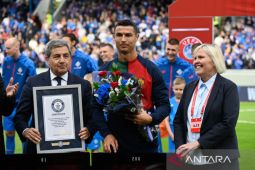 Catatkan penampilan ke-200, Ronaldo masuk Guinness Book of Records
