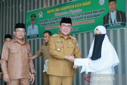 Baitul Mal Aceh Barat salurkan ZIS untuk 1.150 penerima, nilainya Rp744,75 juta