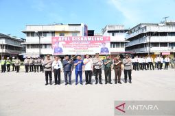 Polres Padang Sidempuan gelar apel Siskamling Harkamtibmas