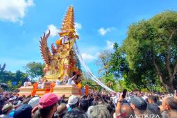 Ribuan warga saksikan puncak prosesi Pelebon Raja Denpasar IX