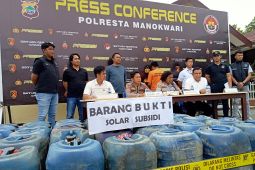 Polisi tangkap pelaku penimbunan solar subsidi 1,2 ton di Manokwari