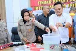 Polda Kaltim musnahkan 1,2 kg sabu kasus Herman Goli