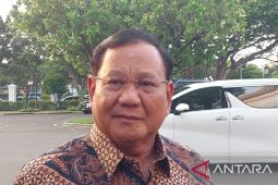 Presiden bertemu dengan Prabowo di istana kepresidenan