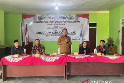 Ketua DPRD sosialisasi Perda Kemandirian Pangan di Lampung Tengah