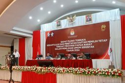 KPU tetapkan DPT Pemilu 2024 di Papua Barat 385.465 pemilih