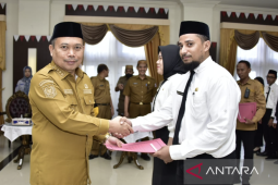 Gubernur Gorontalo melantik 67 P3K fungsional kesehatan