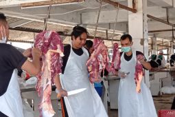 RPH Surabaya sembelih belasan sapi di hari pertama Idul Adha