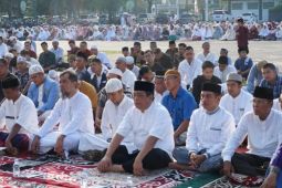 Pj.Wali Kota Sholat Idul Adha  di Lapangan Merdeka Tebing Tinggi