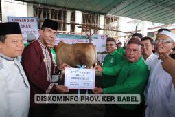 Pj Gubernur Suganda serahkan sapi kurban presiden ke warga Desa Kace