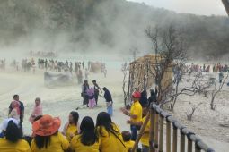 Kunjungan ke Kawah Putih Bandung meningkat pada libur Idul Adha