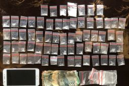 Polres Simalungun ringkus pengedar narkoba, barang bukti 67 bungkus sabu
