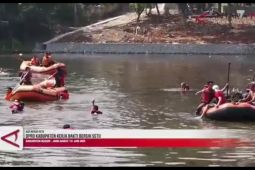 DPRD Kabupaten Bogor kerja bakti bersih-bersih setu