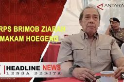 Korps Brimob ziarah ke makam Hoegeng
